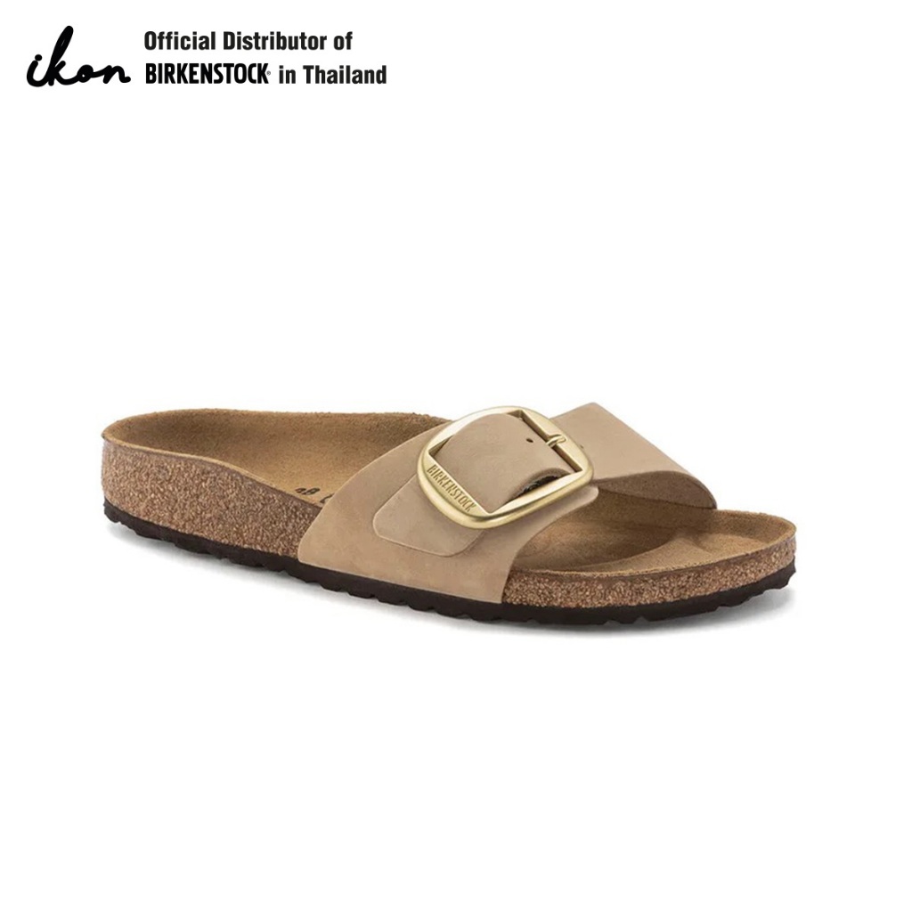 BIRKENSTOCK Madrid BB NU Sandcastle รองเท้าแตะ ผู้หญิง สีเบจ รุ่น 1024140 (Regular)