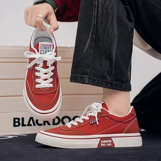 【Venous】2025 New Original รองเท้าผ้าใบสีดำสำหรับผู้ชาย กีฬา รองเท้าแฟชั่นสำหรับผู้ชายเกาหลี รองเท้าแฟชั่นสำหรับผู้ชายเ