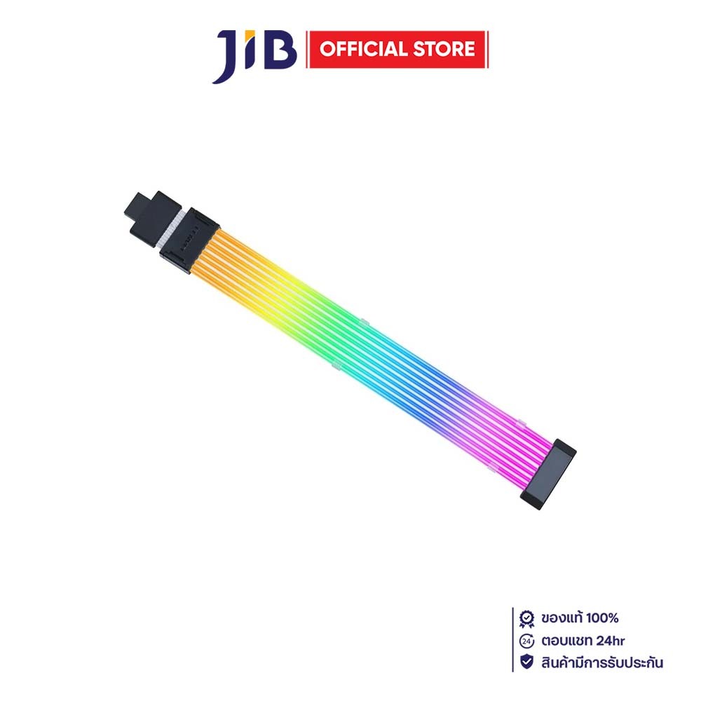 SLEEVED CABLE (สายถัก) LIAN LI STRIMER WIRELESS 16-8 - BLACK (PW16-81W)