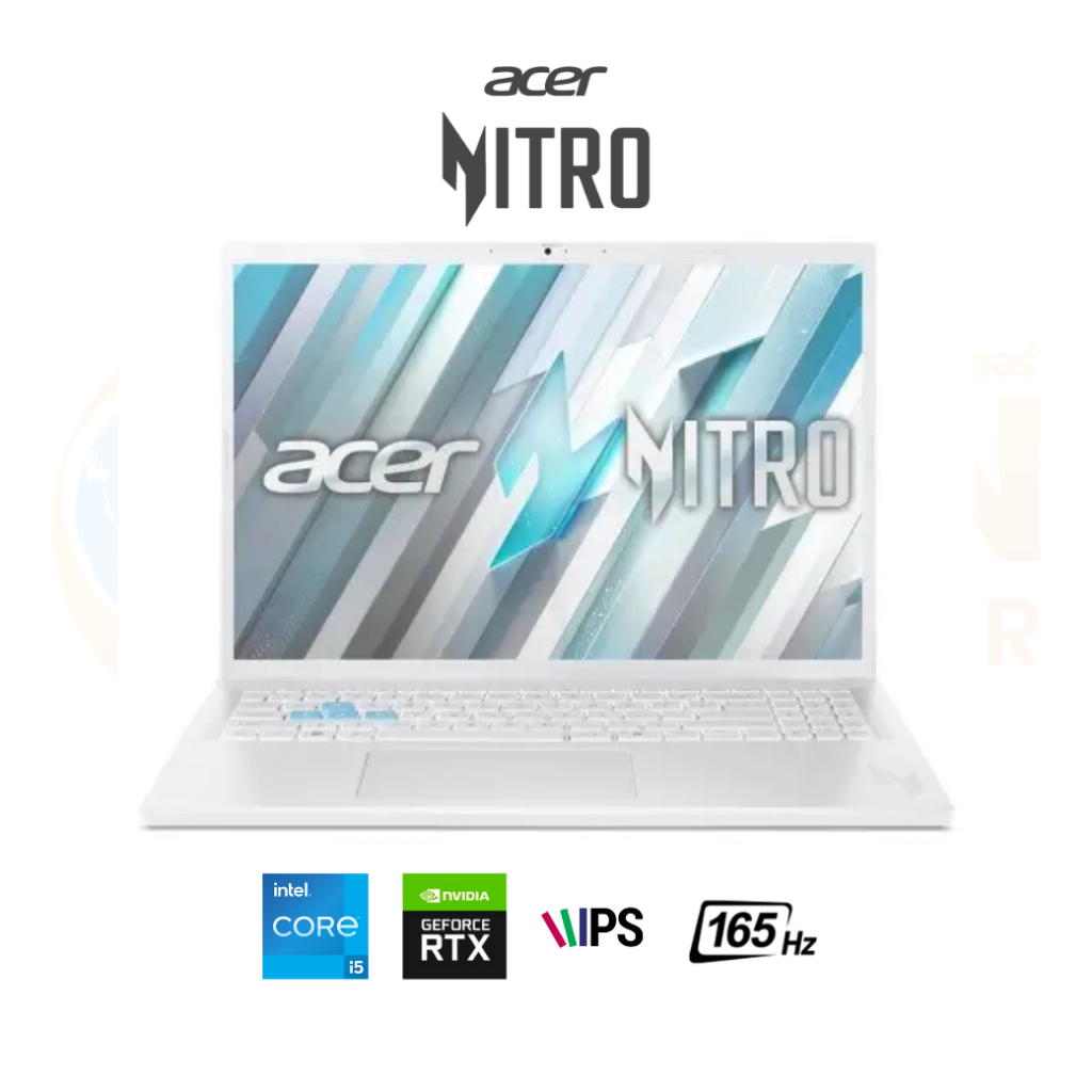 ACER NITRO Lite 16 NL16-71G-56RJ NOTEBOOK INTEL CORE I5-13420H/RTX 2050/16 GB/512GB/WIN11/White/ประก