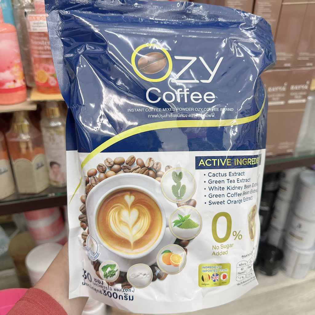 OZY COFFEE กาแฟ โอซี สูตร 5 IN 1 ( 1 ซอง 10 กรัม | 30 ซอง/ถุง )