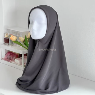 ผ้าคลุมชีฟองสามเหลี่ยมสีพื้น Basic hijab