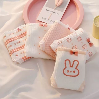 [ส่งจากไทย] 𝑩𝒓𝒂𝑩𝒓𝒂𝑩𝒓𝒂 #p-091 กางเกงใน โทนชมพู สีหวาน ผ้านิ่ม ใส่สบาย