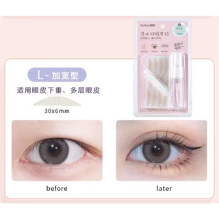 Malian ตาข่ายติดตา 2 ชั้น [MT8384] 120pcs. ไม่ต้องใช้กาว ตา 2 ชั้น ติดทนตลอดวัน พ่นน้ำแล้วติดได้เลย พร้อมส่งจากไทย