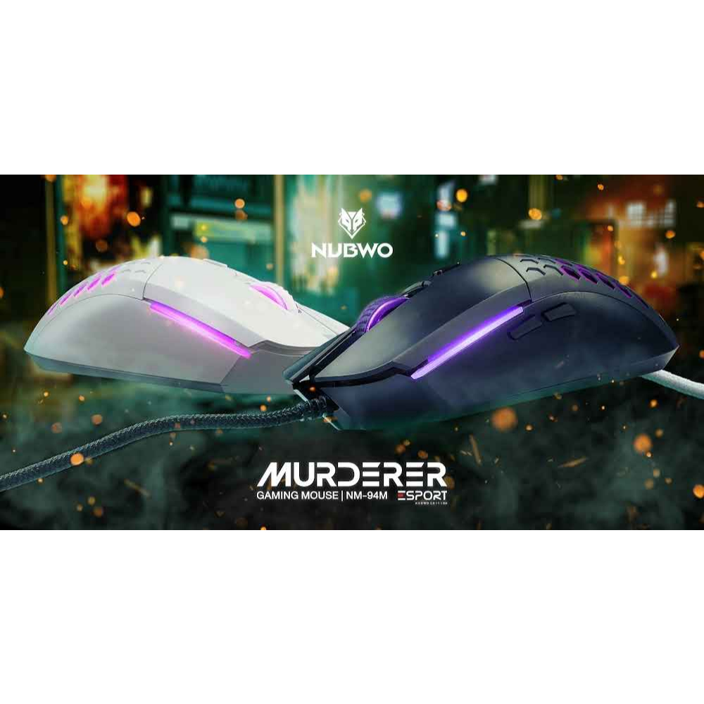 USB MOUSE NUBWO NM-94M MURDERER WHITE