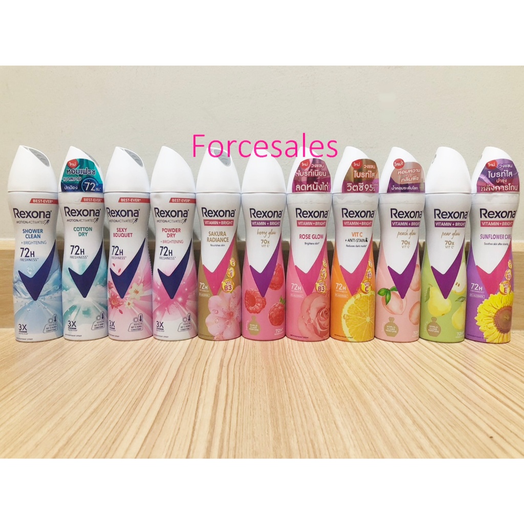 Rexona เรโซน่า สเปรย์ 135 มล. สเปรย์ลดเหงื่อระงับกลิ่นกาย