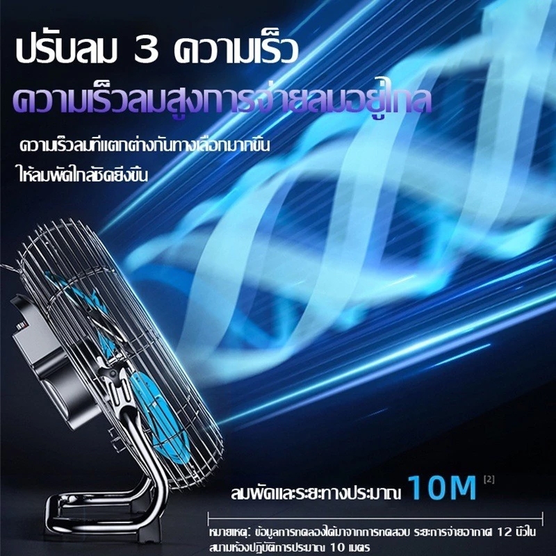 12นิ้ว พัดลมโซล่าเซลล์ เงียบประหยัดไฟลมแรง แบตเตอรี่ในตัวพัดลมโซล่า พัดลมตั้งพื้น พัดลมตั้งโต๊ะ การชาร์จ2วิธี - รูปที่ 2