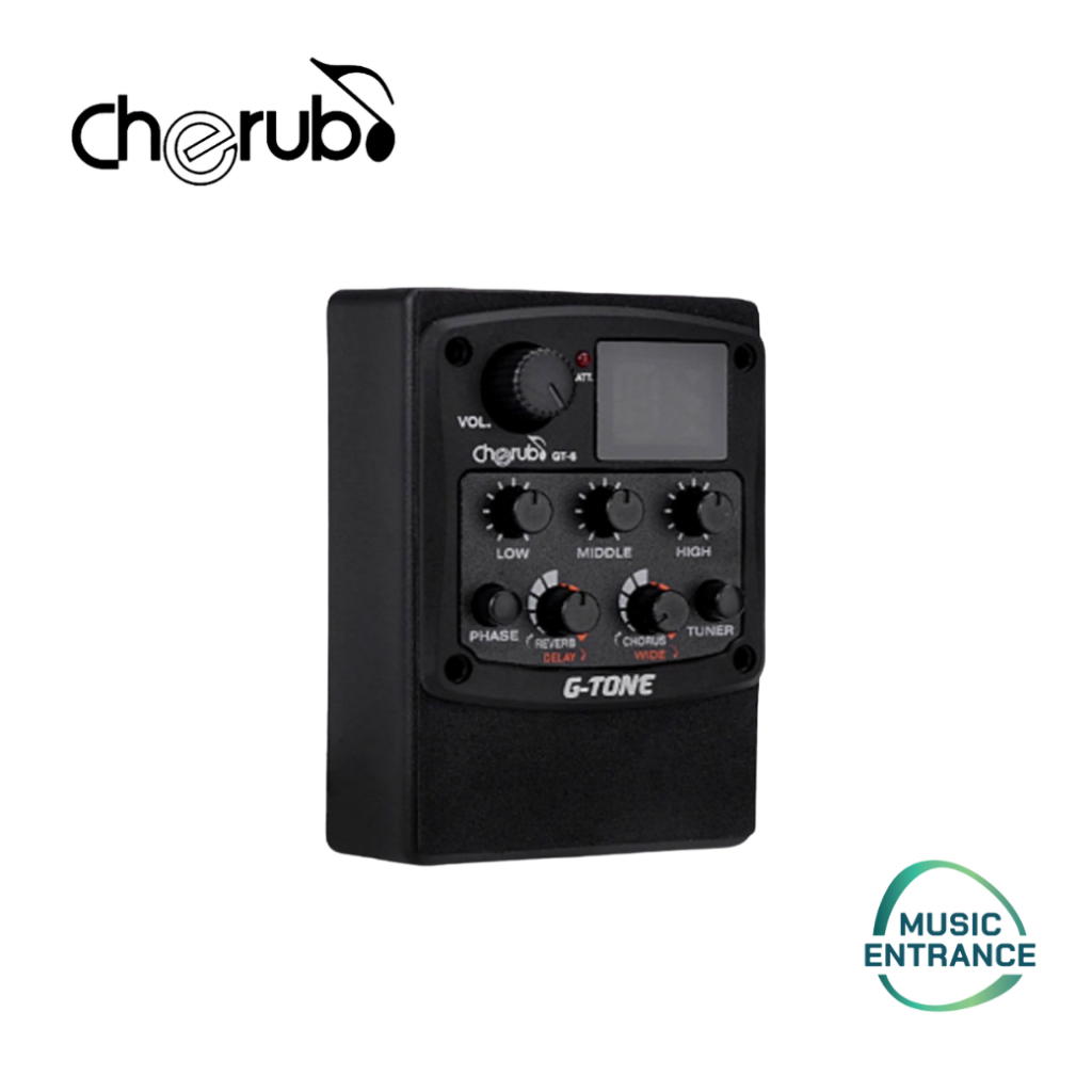 Cherub GT-6 EQ Tuner G-Tone ปิ๊กอัพกีตาร์โปร่ง Pickup ปิ๊กอัพ GT6 EQ Tuner GTone