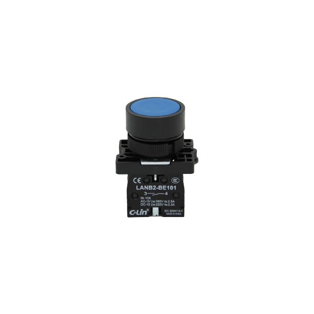 **ราคาต่อ 10 PCS.** LANB2-EA สวิตช์ปุ่มกด กดติดปล่อยดับ Push Button Switch 22mm. “C-LIN” ราคา ถูกที่สุด ดีลบีเคเค แกลเลอรีภาพที่ 7