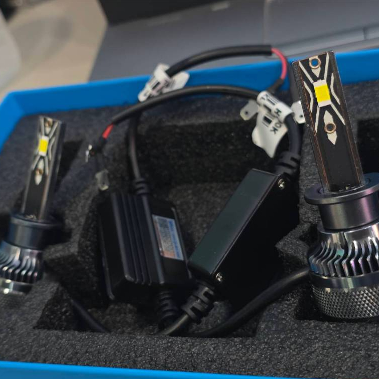 หลอด LED V6 Pro ขั้วH1 90w 6,000k 24,000LM สินค้าประเทศไทย รับประกัน1ปี (ตรงรุ่น) ไม่ต้องตัดต่อสายไฟ
