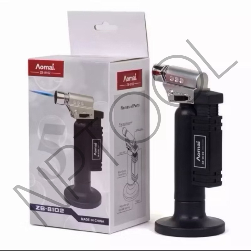 NP-9 AOMAI Multi Purpose GAS Torch ZB-8102 หัวพ่นไฟ หัวพ่นไฟทำอาหาร หัวพ่นไฟแต่งหน้าขนมเค้ก ทำซูชิ หัวเป่าแก๊ส