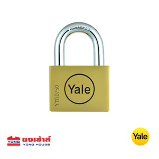 YALE กุญแจคล้อง BD40 BD45 BD50 คอสั้น ห่วงสั้น BD40L BD45L BD50L คอยาว ห่วงยาว ทองเหลืองแท้