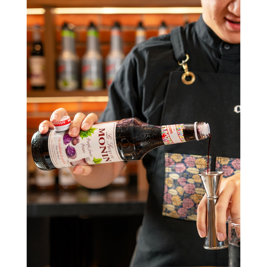 MONIN Purple Sweet Potato Syrup 700 ML. | โมนิน เพอเพิล สวีท โปเตโต้ ไซรัป 700 มล. - รูปที่ 2