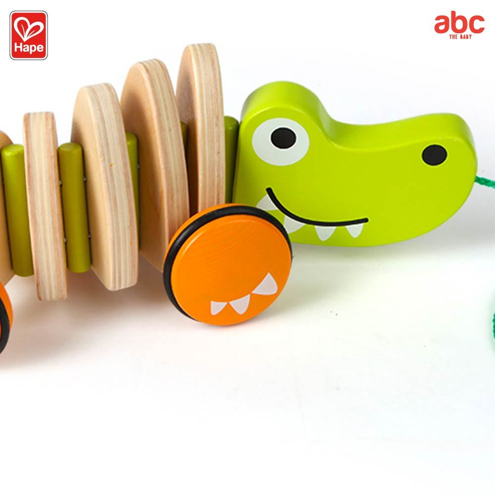 Hape ของเล่นลากจูง เจ้าจระเข้น้อย Walk-A-Long Croc ของเล่นเสริมพัฒนาการ สำหรับเด็ก 12 เดือนขึ้นไป รูปที่ 6