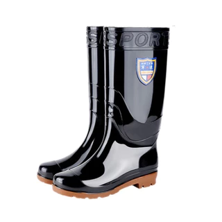 รองเท้าบูท (เบอร์39-44)ควรเพิ่มไซส์1เบอร์ สีดำ บูทยาว ตัดหญ้า ยางPVC แบบยาว ตัดหญ้า กรีดยาง กันน้ำ ดำนา คุณภาพดี