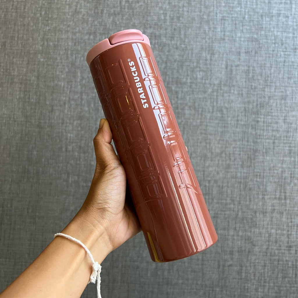 Starbucks Japan Valentines2024 Stainless Steel Tumbler Chocolate bar 473ml ทัมเบลอร์ สตาร์บัคส์ คอลว