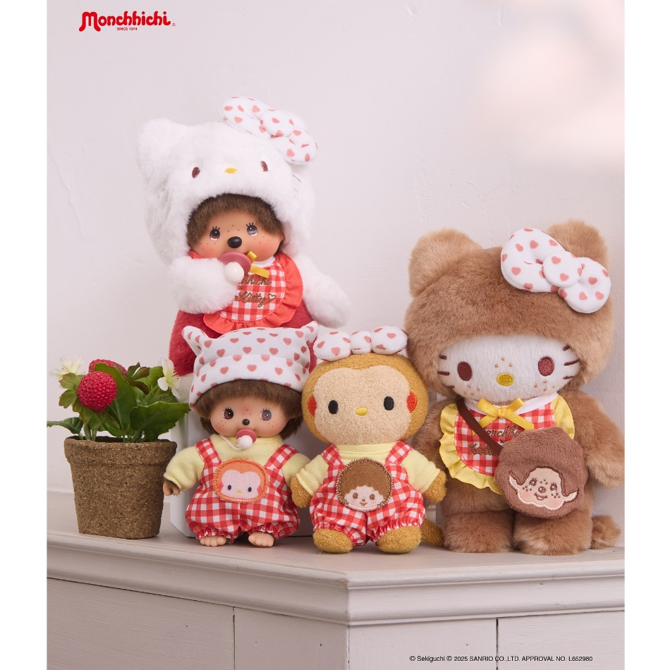 ของแท้ 100% MONCHHICHI x Hello Kitty Bebichhichi Small Plush Doll – มอนชิชิคิตตี้