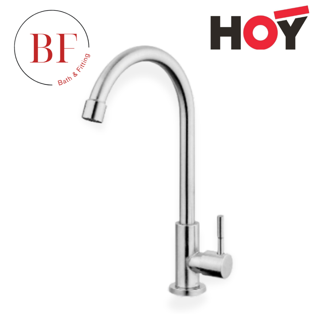 HFHOB-1000HY1 ก๊อกอ่างล้างจาน คอสวิง ท่อน้ำโค้ง แบบตั้งพื้น รุ่น 1000HY1