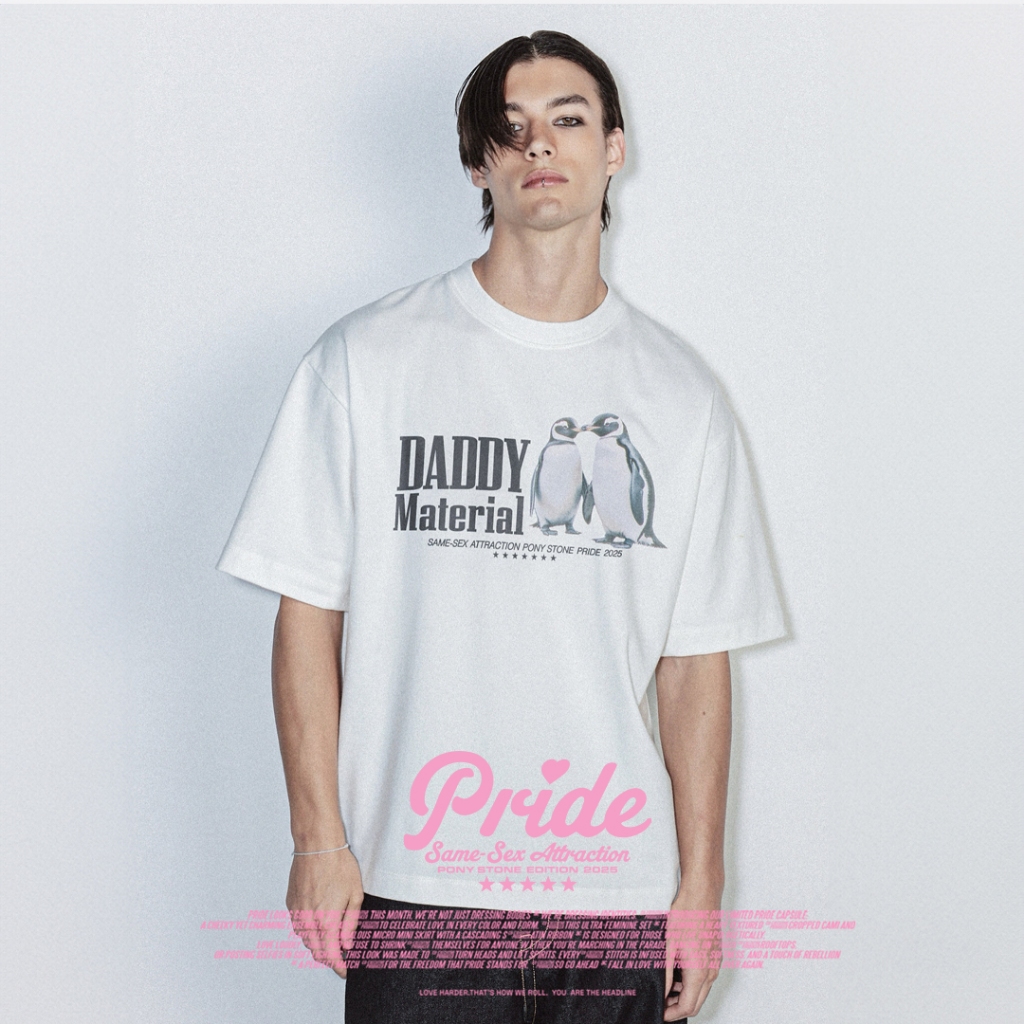 PONY STONE DADDY LOOSE FIT T SHIRT