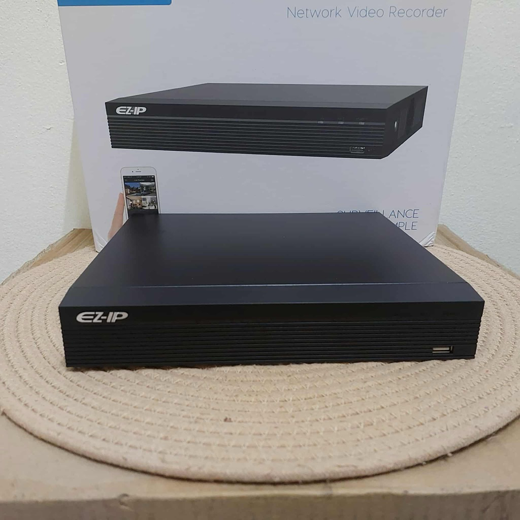 Dahua เครื่องบันทึก NVR EZ-IP รุ่น NVR1B04HS-4P/L H.265 รองรับกล้องIP 4Channel PoE ใน 1HDD Onvf รองรับ 3 ปี