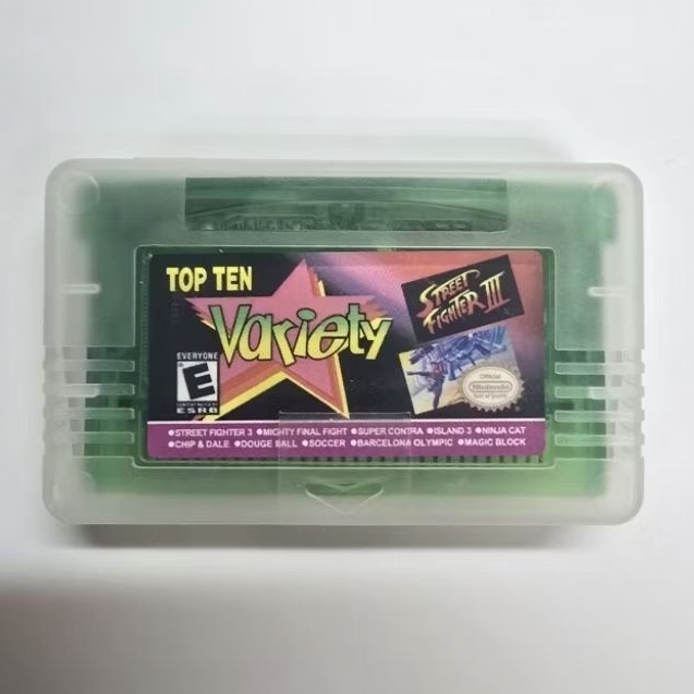 ตลับเกม Top 10 Variety GBA (รวม 10 เกมส์มันส์จาก Famicom)