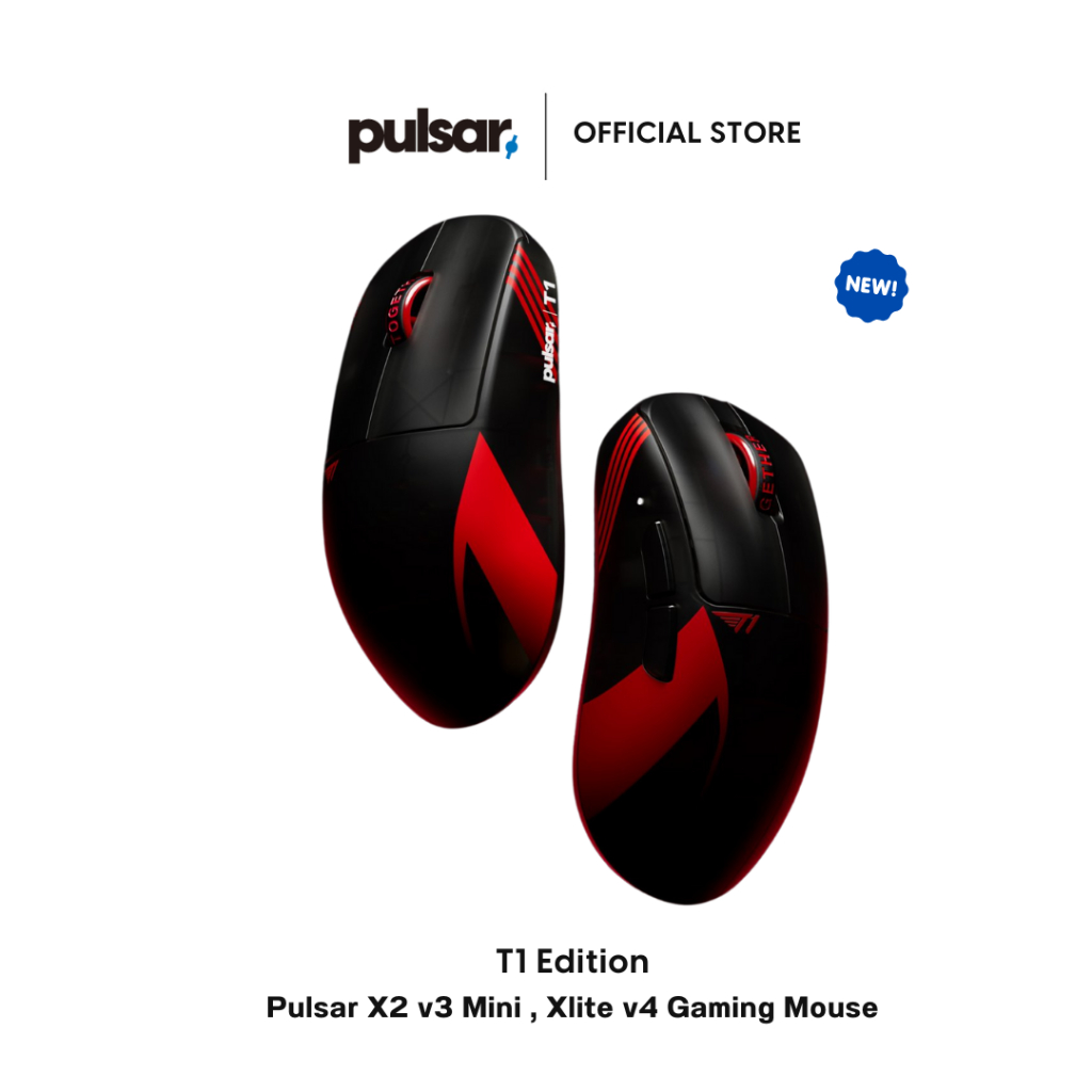 Pulsar T1 Edition | X2 V3 & Xlite V4 Wireless เมาส์เกมมิ่งไร้สาย | Ultra Light | 26K DPI