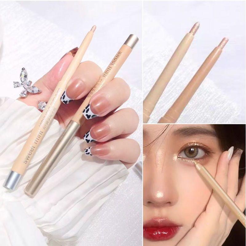 shiny.girl:ไฮไลท์ Sweet Mint ไฮไลท์ดวงตาแบบดินสอ เนื้อเนียนนุ่ม กันน้ำ กันเหงื่อ ติดทนยาวนาน