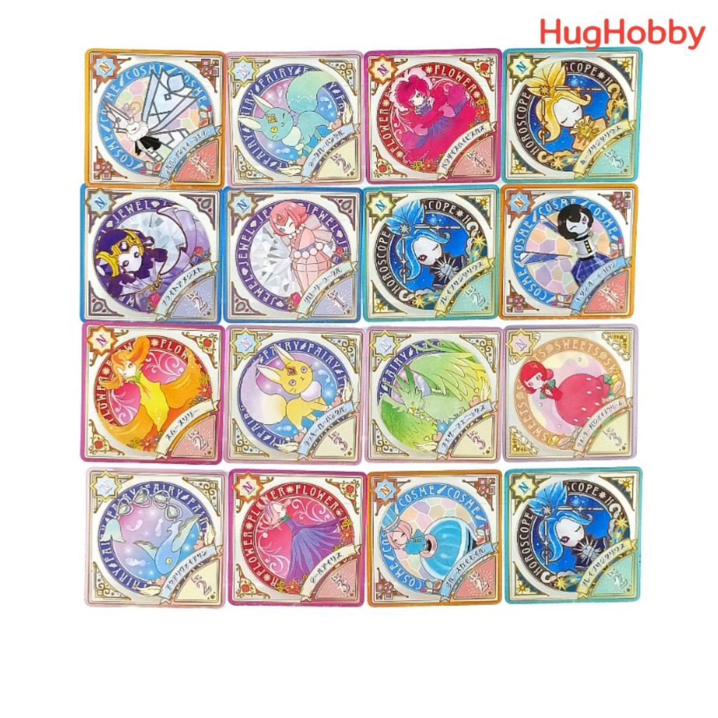 [ขายเหมา 16 ใบ] มือ2 การ์ด Bandai Data Carddass Aikatsu Planet! งานแท้จากญี่ปุ่น