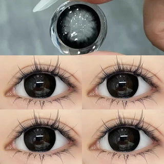 Midroo Star Sea Brown🌟 เลนส์ขยายรูม่านตา บิ๊กอาย 14.5mm สีธรรมชาติรายเดือน ✨ 1 คู่ แถมเคสฟรี COD