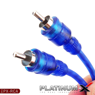 PLATINUM-X สายสัญญาณ RCA ผู้1เมีย2 เมีย1ผู้2 Y สายRCA สีทูโทน PX-YMTL.1EX/PX-RCA.3MBL สายYหัวโลหะ