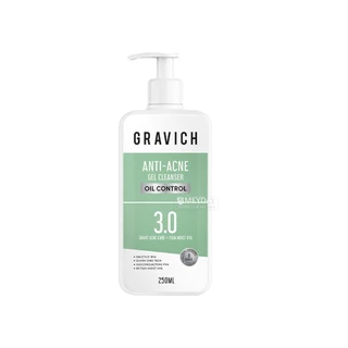 Gravich Smooth Cream Clear Plus Cleanser กราวิช สมูท ครีม เคลียร์ พลัส คลีนเซอร์ มอยซ์, แอคเน่ 250ml