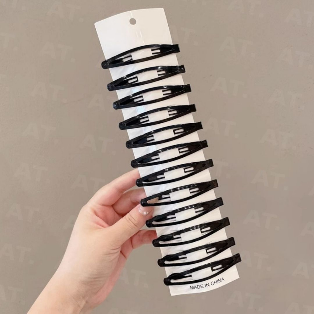 At.market กิ๊บติดผมแพ็ค 12 ชิ้น สุดคุ้ม กิ๊บติดผมนักเรียน กิ๊บแป๊ะผม กิ๊บเก็บผม พร้อมส่ง - รูปที่ 5