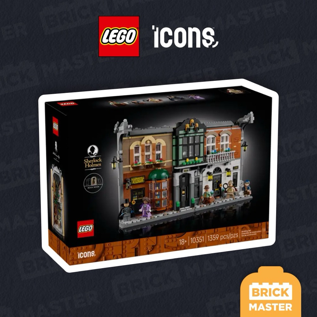 LEGO ICONS 10351 : Sherlock Holmes: Book Nook (เลโก้แท้ เชอร์ล็อคโฮล์มส์)