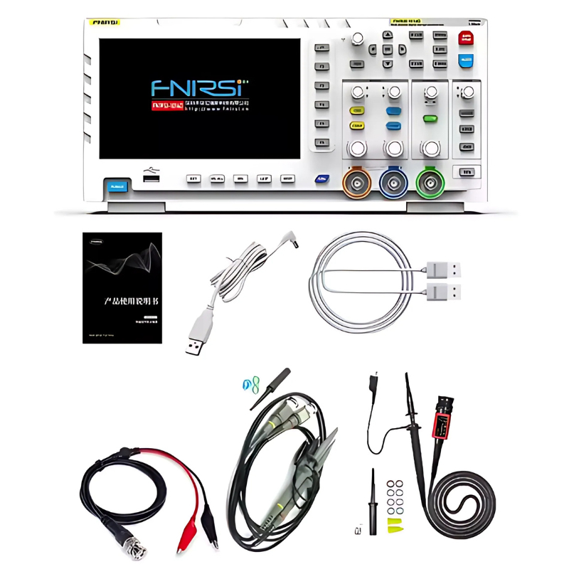 FNIRSI-1014D ออสซิลโลสโคป  2 channel  1GSa/s มี component tester ในตัว จบในตัวเดียว