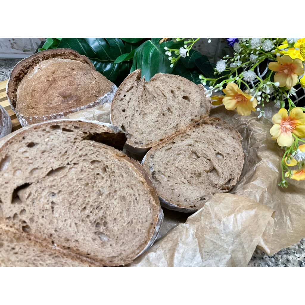 Sourdough Whole Wheat/ Rye Bread ซาวโดว์  ขนมปังเปลือกแข็ง เหนียวนุ่ม ไม่กระด้าง อบใหม่ๆ ทุกออเดอร์ ราคา ถูกที่สุด ดีลบีเคเค แกลเลอรีภาพที่ 7
