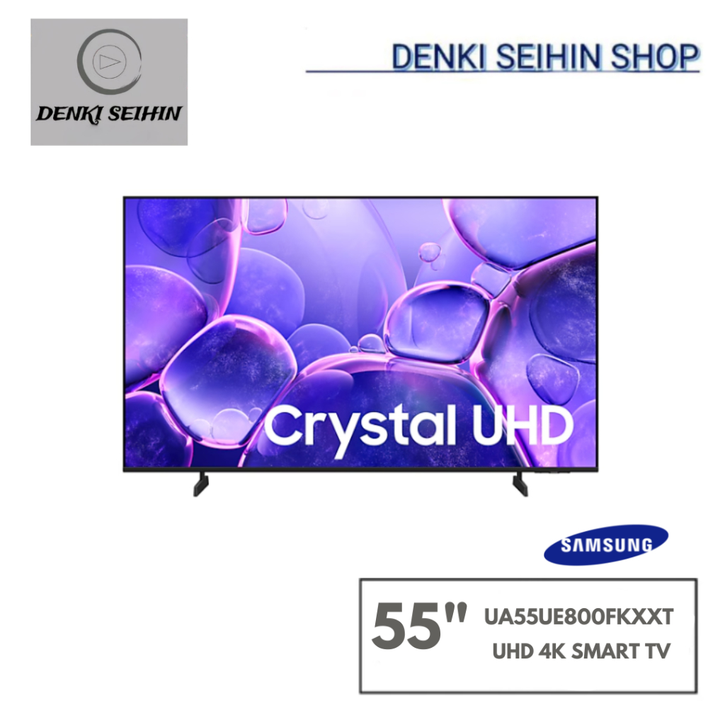 Samsung 55" Crystal UHD UE800F 4K Smart TV (2025) UA55UE800FKXXT