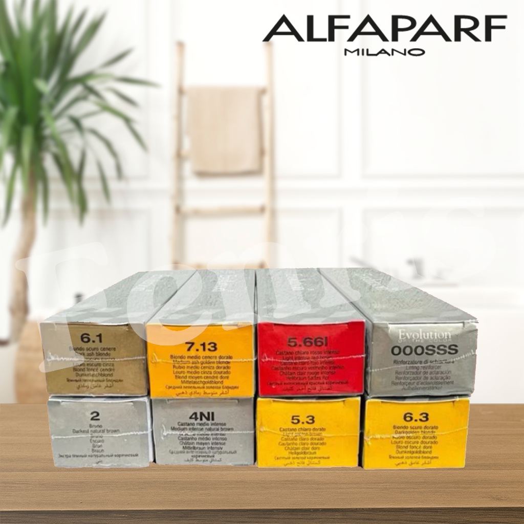 ALFAPARF 60 ML.สีผม สำหรับปิดผมขาว