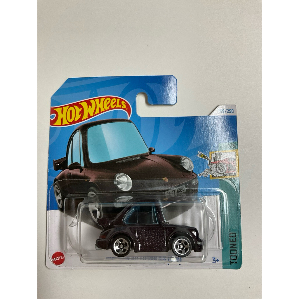 🟡hotwheels PORCSHE 911 TURBO 3.6 (964) แพ็คสั้น