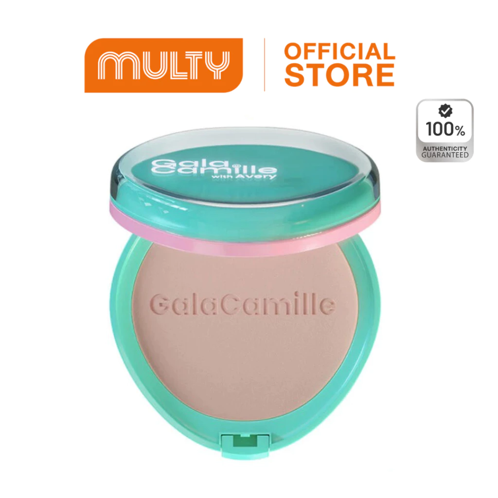 Gala Camille Rolly Pop Soft Matte Foundation Powder SPF 35 PA+++ 10 g. กาล่า กามิลเล่ แป้งพัฟอัดแข็งผสมรองพื้น