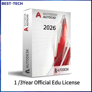 [BESTECH]AutoCAD 2026 [ตัวเต็ม] โปรแกรมเขียนแบบ 2D 3D 1 /3 year official edu licence