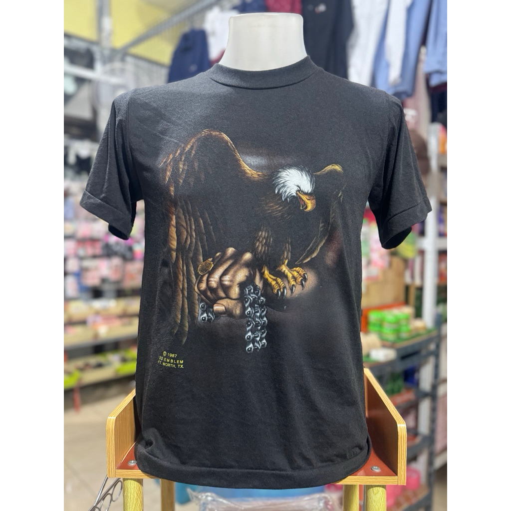 3Dเสื้อผ้าบางงานฟอก งานเหมือนเก่า สกรีนลายหน้าหลัง ไม่มีตะเข็บข้าง ผ้านิ่มใส่สบาย