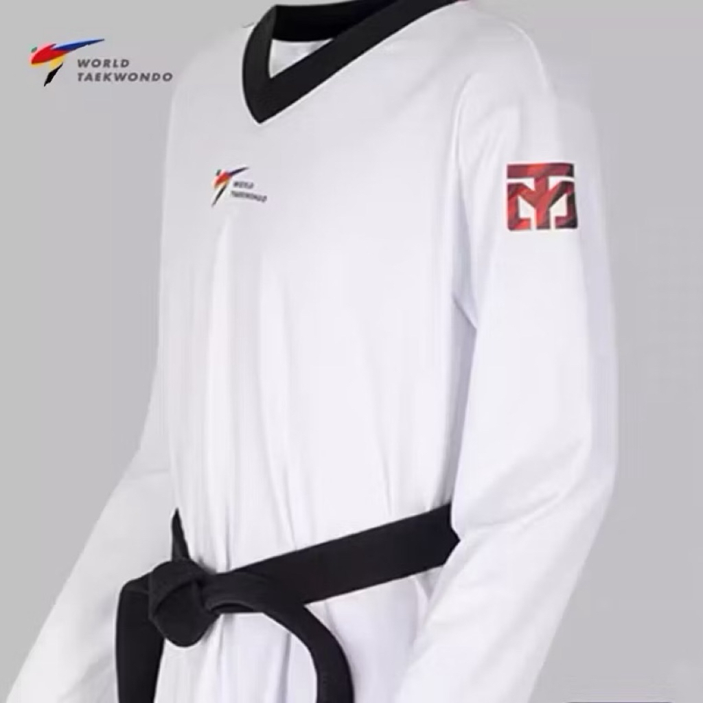 🇹🇭 ส่งจากไทย MOOTO มีตาข่าย ชุดเทควันโดโอลิมปิก โมโต Taekwondo Olympic Uniform ชุดแข่งเทควันโด