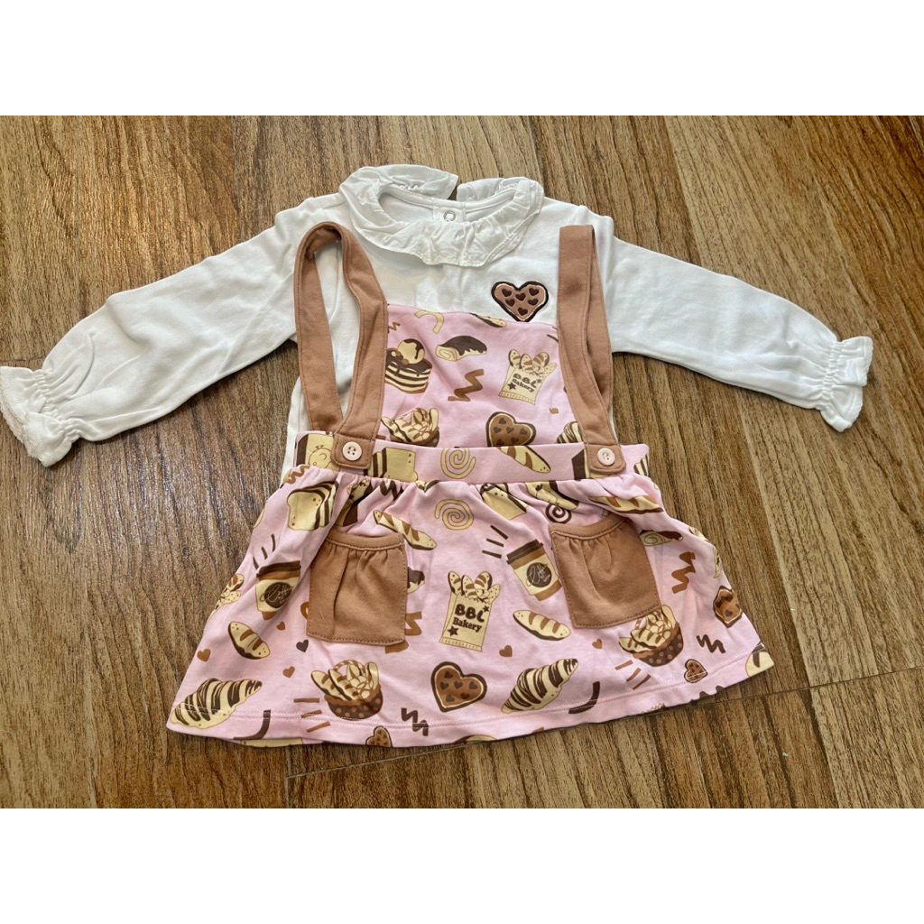 ชุดเบบี้โลเว็ต bblv Baby lovett เดรสคุกกี้ 12-18