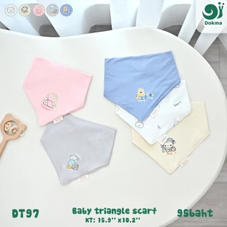 Dokma ผ้ากันเปื้อนเด็ก ผ้าคอตตอน ผ้าใยไผ่ Baby bib