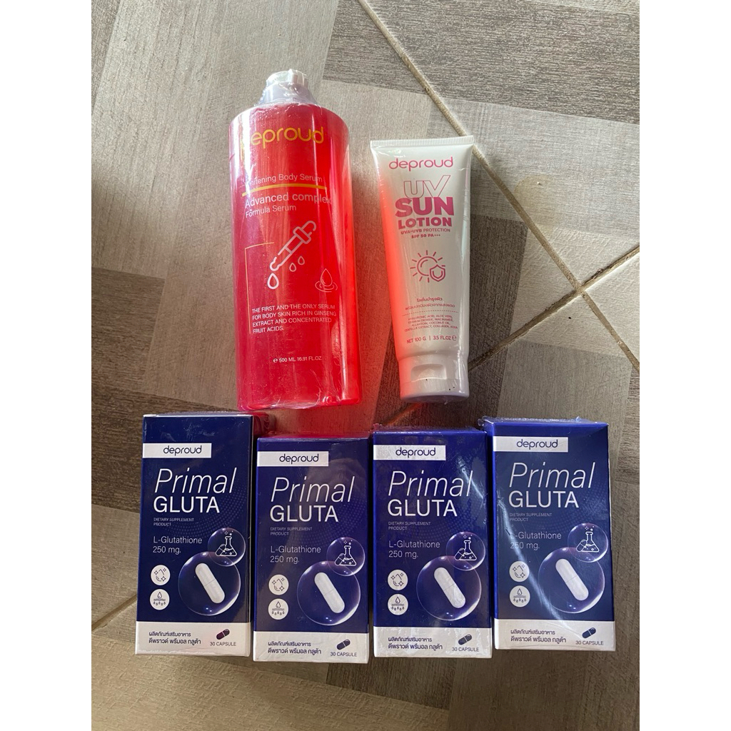 กรดแดง Deproud กลูต้า