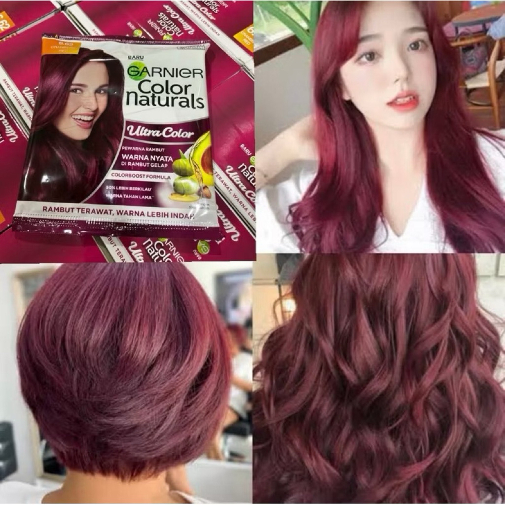 สีย้อมผมฮาลาล Garnier 🫒มีให้เลือก15 สี สีแฟชั่นสุดฮิต รูปที่ 4