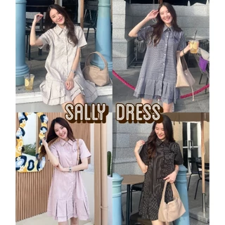 Sally dress เดรสสั้น เดรสเชิ้ต เสื้อเชิ้ต อก38 ยาว35นิ้ว