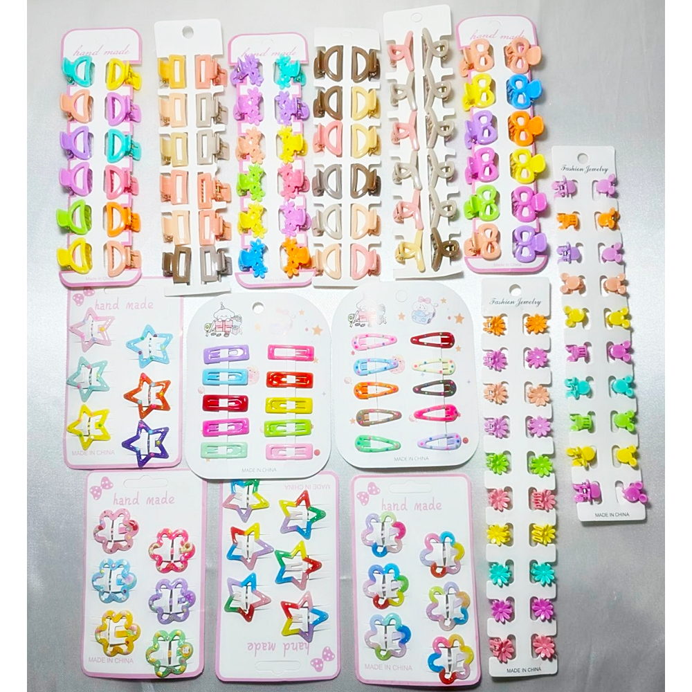 กิ๊บติดผม กิ๊บติดผมเกาหลี กิ๊บติดผมตัวเล็ก ราคา/แผง 6 ตัว
