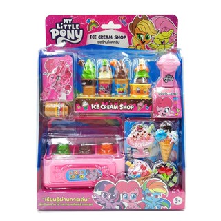 ของเล่นแคชเชียร์​มินิเซทร้านไอศครีมมินิ แคชเชียร์กดเปิดลิ้นช…