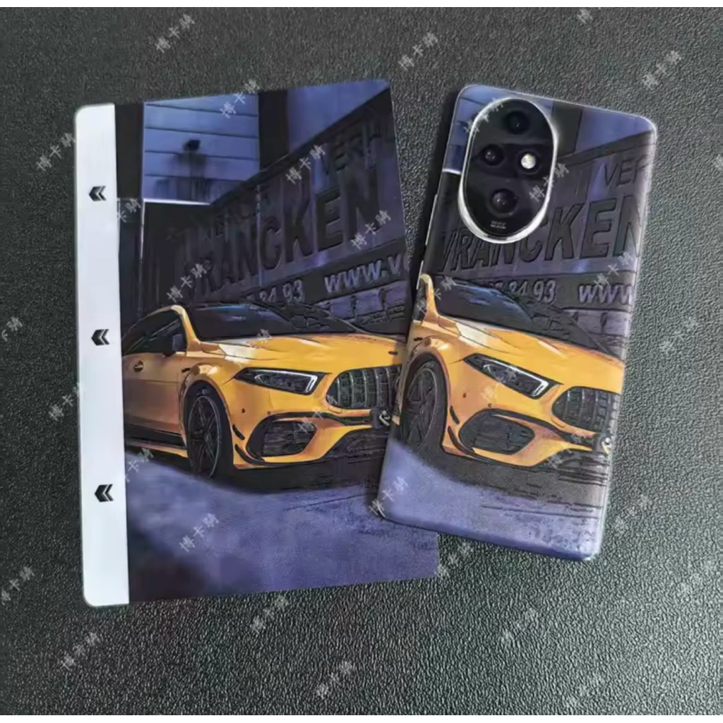 ฟิล์มติดหลังมือถือ ลายรถ สปอร์ตหรู - รูปที่ 2